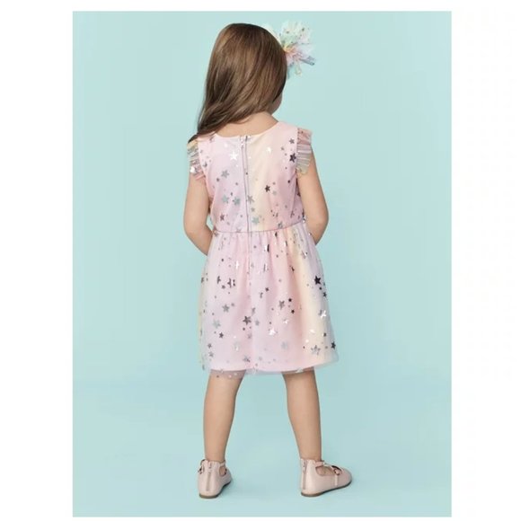 THE CHILDREN'S PLACE Star Tulle Party Toddler Girl Dress - Picture 3 of 11